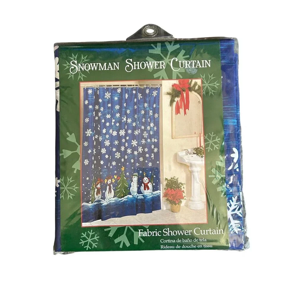 Snowman Shower Curtain 70